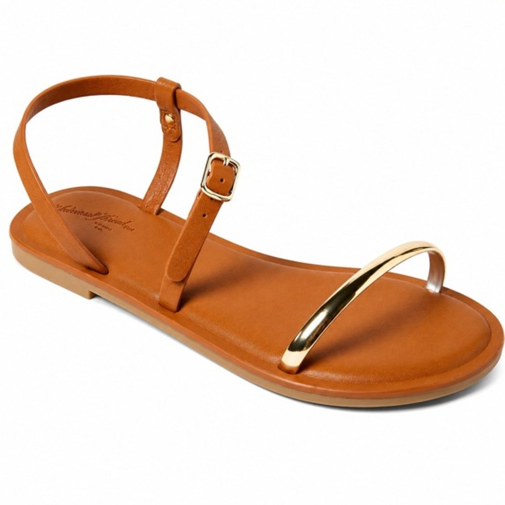 Women's‎ Universal Thread Mildred Sandals Tan Size 8 New in Box